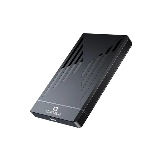 Live Tech HDC08 RGB Type-C/ USB 3.1 2.5" SATA HDD/SSD Enclosure (Casing)